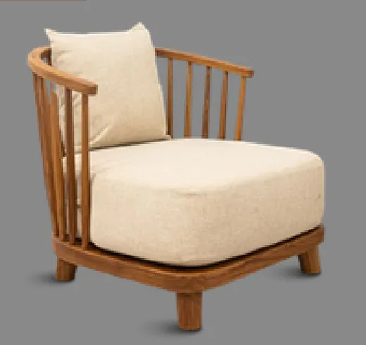 LC-29, Khaki Lounge Chair